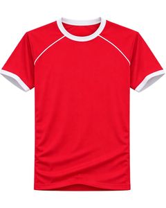 Ensemble de t-shirt et short de sport pour homme rouge et gris, respirant, séchage rapide, vêtements de sport, course à pied, entraînement, tenue de sport d'été - Product Image 3
