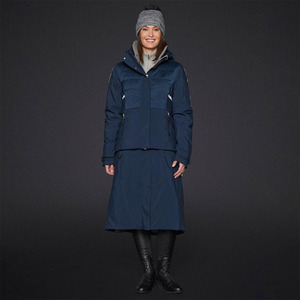 Abrigo largo de equitación 2025 para mujer, elegante, impermeable, transpirable, ropa exterior de entrenamiento ecuestre premium, personalizado - Product Image 3