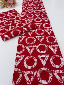 Tissu en Coton 100% Imprimé Wax Africain Nigérian en Gros, Motif Vibrant pour Vêtements de Mode, Afrique du Sud - Product Image 4