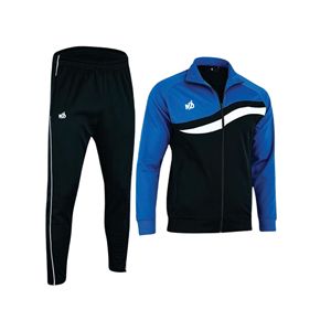 Premium Quality Casual Men's 2-Piece Sportswear Set Full-Zip Sweatshirt Tapered Pants Solid Breathable Gym Training - Product Image 3