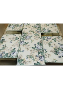 Elegantes Manteles Individuales de Algodón con Diseño Floral Moderno, Duraderos y Elegantes para Decoración de Mesa de Comedor - Product Image 2