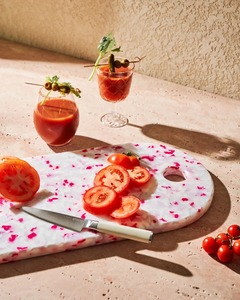 Planche à découper en résine artisanale, élégante, pour fruits, légumes, viande, fromage, utilisation sur table, passe au lave-vaisselle - Product Image 3