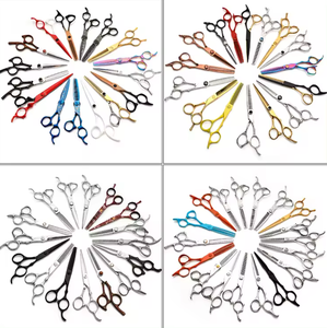 Tijeras de Peluquería Doradas de Acero Inoxidable de 6 Pulgadas con Mango de Cerámica para Barberos y Salones de Belleza ANAAIF - Product Image 5