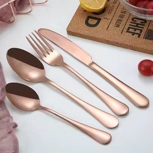 Premium Eco Friendly Stainless Steel Dining Cutlery Set with Spoon Fork <b>Knife</b>-Modern Stylish Dishwasher <b>Safe</b> Durable Tableware - Product Image 3