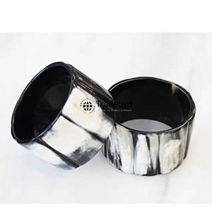 Anillo para Servilletas de Cuerno Ecológico Premium, Estilo Rústico, Hecho a Mano, Decoración de Mesa para Regalos, Tradebyd - Product Image 2