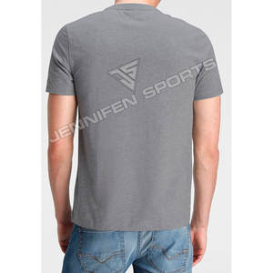 Camiseta de Manga Corta para Hombre, Personalizada con Logotipo, Color Sólido, Impresión Digital, 100% Algodón, Transpirable, Ligera y de Secado Rápido, al por Mayor - Product Image 5