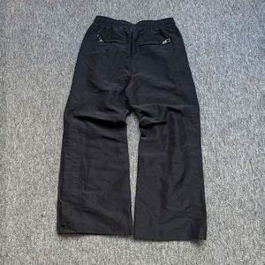 Pantalones cortavientos personalizados para hombre, de pierna ancha, con broches laterales, estilo hip hop, streetwear, holgados, de nailon, para entrenamiento. - Product Image 2