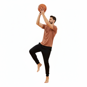 Camiseta de Algodón de Alta Calidad, Personalizable para Hombre, Corte Ajustado, Color Negro y Blanco, Estilo Urbano, Jersey Sólido - Product Image 1