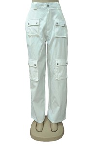 <b>Men's</b> Canvas <b>Cargo</b> Pants in <b>Brown</b> Multi-Pocket Design Straight Mid Waist Breathable Oversized Casual Urban Style Loose Leg - Product Image 5