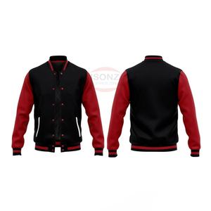 Chaquetas Varsity para Hombre de Fabricante OEM, Personalizadas, de Lana Gruesa para Invierno, con Bordado Chenille - Product Image 3