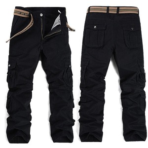 Men's Casual cargo pants Style Side Pocket Fashion <b>Trousers</b> Custom LOGO Jogger pants - Product Image 5