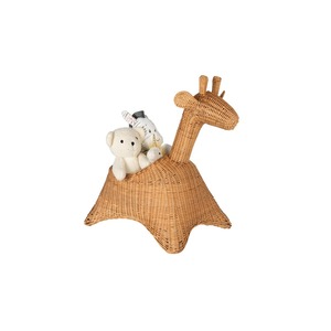 Panier en rotin tissé avec motif cerf, panier de rangement fait main, vente en gros, écologique, fabriqué au Vietnam - Product Image 1