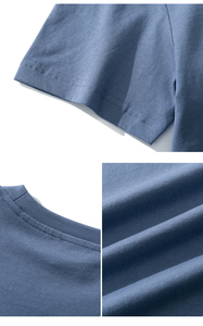 T-shirt surdimensionné personnalisé en coton épais 230GSM 280GSM 300GSM 320GSM 100% coton à épaules tombantes - Product Image 6