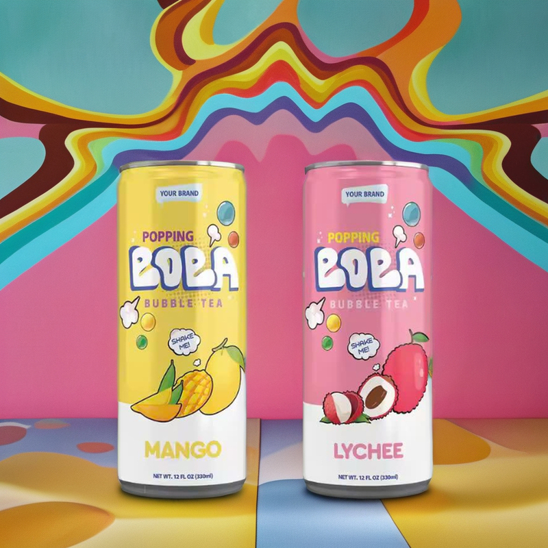 Private Label 330ml Canned Bubble Milk
