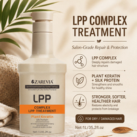 Traitement à la kératine LPP professionnel pour salon, masque capillaire réparateur en profondeur pour cheveux colorés, permanentés, décolorés, restaure la force et la brillance saine