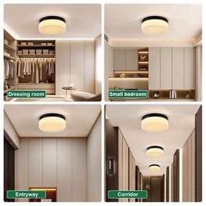 24W Flush Mount <b>Ceiling</b> <b>Light</b> 12-Inch <b>LED</b> Round Low Profile <b>for</b> Bedroom <b>Living</b> <b>Room</b> Dining <b>Room</b>-Black Color - Product Image 3