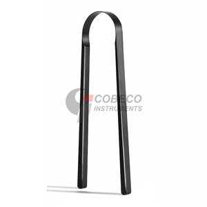 Grattoir à langue en métal, acier inoxydable, double tranchant, nettoyeur buccal hygiénique, aide à une haleine fraîche - Product Image 1