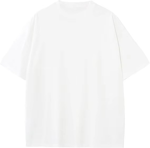 T-shirt uni personnalisé en gros, unisexe, couleur unie, logo personnalisé, haute qualité, 100% coton, grande taille, manches courtes - Product Image 5