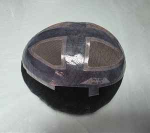 Perruque pour homme Sky Light Indian Hair Lace Front, 100% cheveux humains Remy, toupet, prothèse, capuchon - Taz Hair BD - Product Image 3