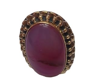 Nueva llegada ropa de fiesta de lujo para mujer de anillo de latón de La India con logotipo personalizado y color cristiano religioso de la Symbol-ER-180523M - Product Image 1