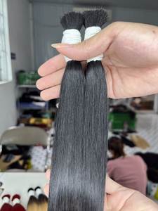 Extensions de cheveux humains vierges crus non transformés naturels vietnamiens en vrac de haute qualité Extensions de cheveux vierges en vrac originaux - Product Image 6
