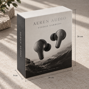 กล่องบรรจุภัณฑ์แบบแม่เหล็กสำหรับหูฟัง AEREN Studio รุ่นสั่งทำพิเศษ - Product Image 5