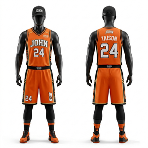 Ensemble d'uniformes de basket-ball pour hommes, polyester premium, maille vert olive, panneaux latéraux dorés, jersey respirant, shorts personnalisés en twill. - Product Image 2