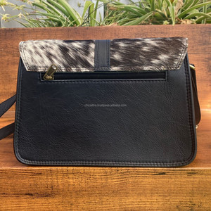 กระเป๋าสะพายข้างหนังวัวพรีเมี่ยมสำหรับผู้หญิงกระเป๋าสะพายไหล่หนังแท้กระเป๋าถือและกระเป๋าสตางค์ดีไซน์อเนกประสงค์ - Product Image 5