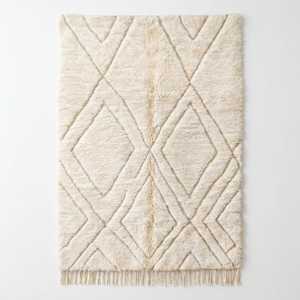 Tapis Beni Ourain authentique fait main du Maroc, tapis Azilal, tapis berbère, livraison directe et dropshipping, décoration bohème - Product Image 2