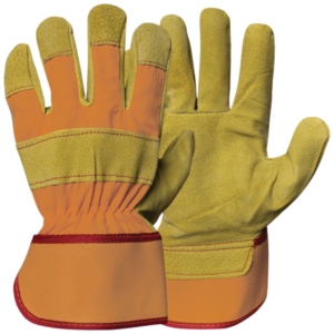 Gants de sécurité industriels en cuir de buffle de qualité supérieure, résistants à la chaleur, certifiés CE, épaisseur 11 oz - Product Image 5