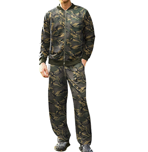 ชุดกีฬากลางแจ้งสไตล์สตรีทสำหรับผู้ชาย,ชุดวอร์มแบบซิปรูดเต็มหน้าพร้อมใช้งานชุดวิ่งจ๊อกกิ้งแบบซิป2ชิ้นเสื้อกันหนาวกันลม - Product Image 1