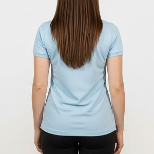 Camiseta Polo de Algodón 100% con Logotipo Personalizado OEM/ODM para Mujer, de Alta Calidad, Transpirable, Estilo Único para Uso Casual de Verano - Product Image 6