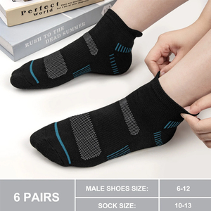 Calcetines deportivos de alta elasticidad, calcetines de algodón personalizados para programas de personalización de logotipos. - Product Image 4