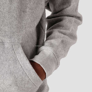 Sudadera con Capucha 100% Algodón para Hombre, Primavera Otoño, Nueva Moda Masculina, Estampado Bordado, Sudadera Térmica Holgada Informal para Invierno - Product Image 4