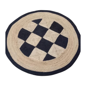 Custom Handmade Natural <b>Jute</b> Area <b>Rug</b> Eco-Friendly Braided <b>Round</b> Oval Runner Low Pile - Product Image 3