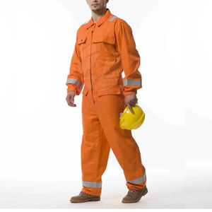 Ropa de Trabajo para Exteriores con Cinta Reflectante Visible, Traje de Tela Resistente de Manga Larga, Fabricación Personalizada, Traje de Seguridad Industrial - Product Image 2