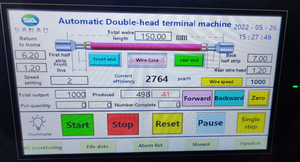Machine <span class=keywords><strong>de</strong></span> sertissage <span class=keywords><strong>de</strong></span> bornes entièrement automatique pour couper, dénuder et sertir les fils - Product Image 5