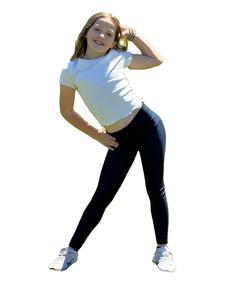 Leggings Deportivos para Niños, Tejidos en Poliéster, Elásticos, Transpirables, Cómodos, Ajuste Dulce, Casuales, para la Escuela, Juego y Moda - Product Image 1