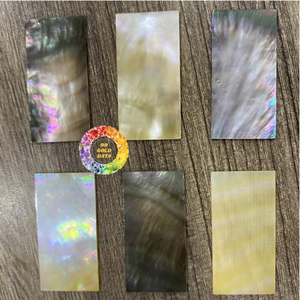 Polished Rectangle <b>Abalone</b> <b>Shell</b> Sheets Natural Mother of Pearl Inlay Material for Home Decoration - CARYLN - Product Image 1