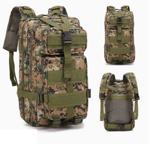 กระเป๋าเป้สะพายหลังแบบยุทธวิธี 30 ลิตร พร้อมระบบ Molle สำหรับตั้งแคมป์ เดินป่า ท่องเที่ยว และอุปกรณ์เอาตัวรอดกลางแจ้ง - Product Image 1