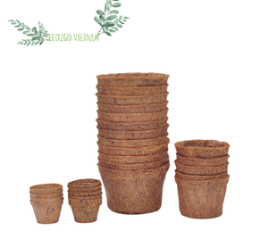 Moisture Control Biodegradable Coconut Coir Pots For Delicate Seedlings - Custom Size Plant Pots Made By Eco2go Vietnam - Product Image 5