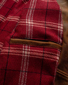 Fashion <b>Men's</b> <b>Brown</b> <b>Suede</b> Leather <b>Jacket</b> Stand Collar Zipper Closure Casual Autumn Wear Style Regular Fit - Product Image 6
