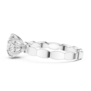 Fine Bridal Jewelry 925 Sterling Silver Moissanite <b>Diamond</b> <b>Ring</b> Wholesale Manufacturer Factory - Product Image 2