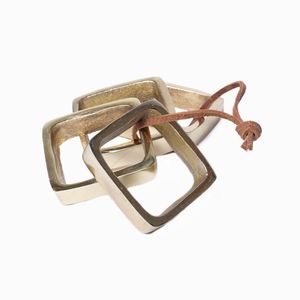 Anillo para servilletas de metal hecho a mano, ideal para una presentación artística de la mesa, decoración de comedor de alta calidad. - Product Image 6