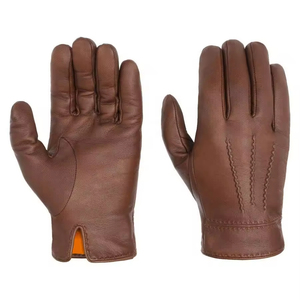 Gants de conduite pour homme en cuir d'agneau, style tendance, résistants, pour la sécurité industrielle et la protection des mains, gants de conduite automobile - Product Image 1