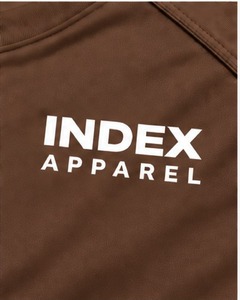 Camiseta de Manga Corta para Hombre, Color Marrón, Corte Regular, Cuello Redondo, Secado Rápido, Estampada, Informal, de Index Apparel - Product Image 6