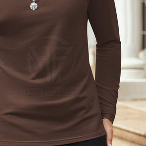 Simple Solid Color Pullover Top with Soft Fabric and Comfortable <b>Neck</b> Fit <b>Men</b> <b>Turtle</b> <b>Neck</b> Shirt - Product Image 2