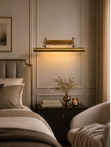 Designer Minimalist Mid Century Brass Picture <b>Light</b> Fixture Adjustable Vanity <b>Light</b> Modern Wall <b>Sconce</b> And Lamp Premium Gallery - Product Image 6