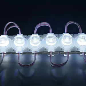 Luar ruangan Tunggal 1 smd 3030 lensa ukuran kecil keren putih 12v LED modul pencahayaan modul mini led