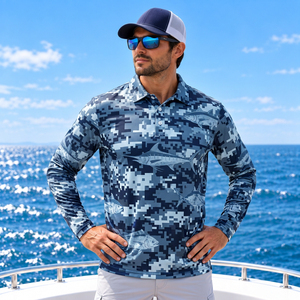 Vêtements de pêche personnalisés, polos de pêche pour hommes, polos de pêche à séchage rapide pour les équipes de pêche - Product Image 2